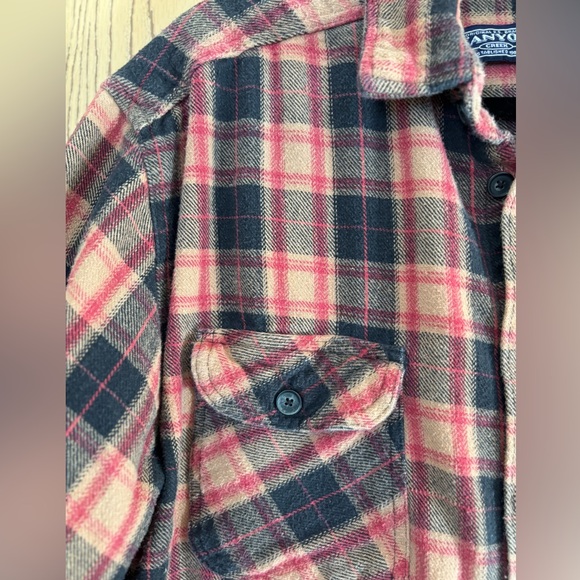 Canyon Creek Men’s Heavy Flannel LS Buttonup Shirt - Picture 4 of 7